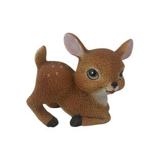 Homco Ceramic Deer Figure #1473 Fawn Vintage Home Shelf Decor Animal Taiwan